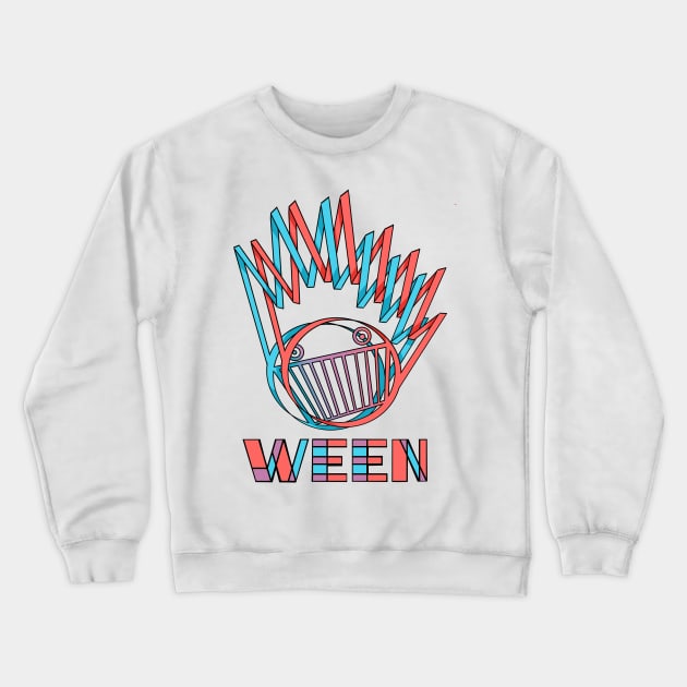 Ween Boognish in 3D Crewneck Sweatshirt by brooklynmpls